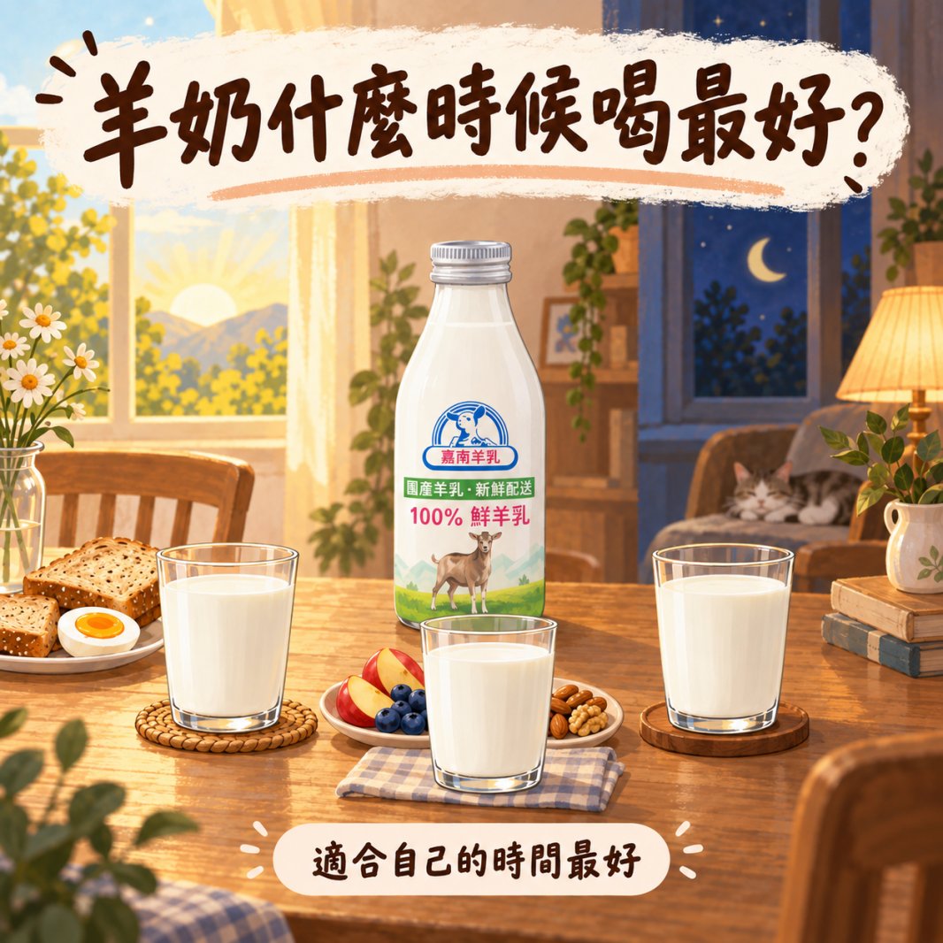 羊奶什麼時候喝最好？早上喝、睡前喝差在哪？營養師教你一次看懂